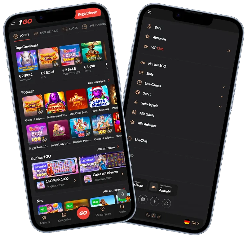 1GO Casino Mobile App